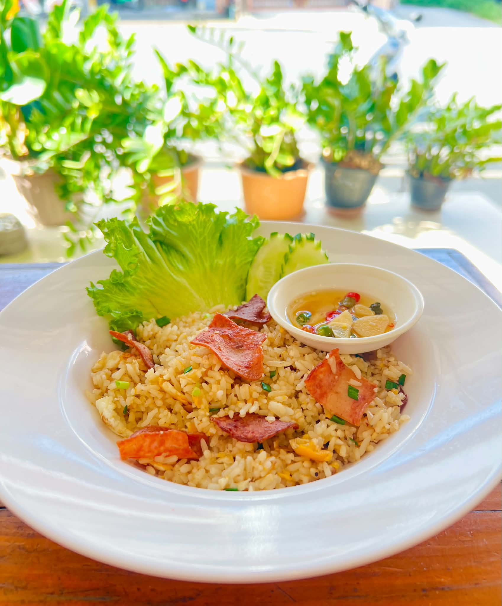 ข้าวผัดแฮมไก่